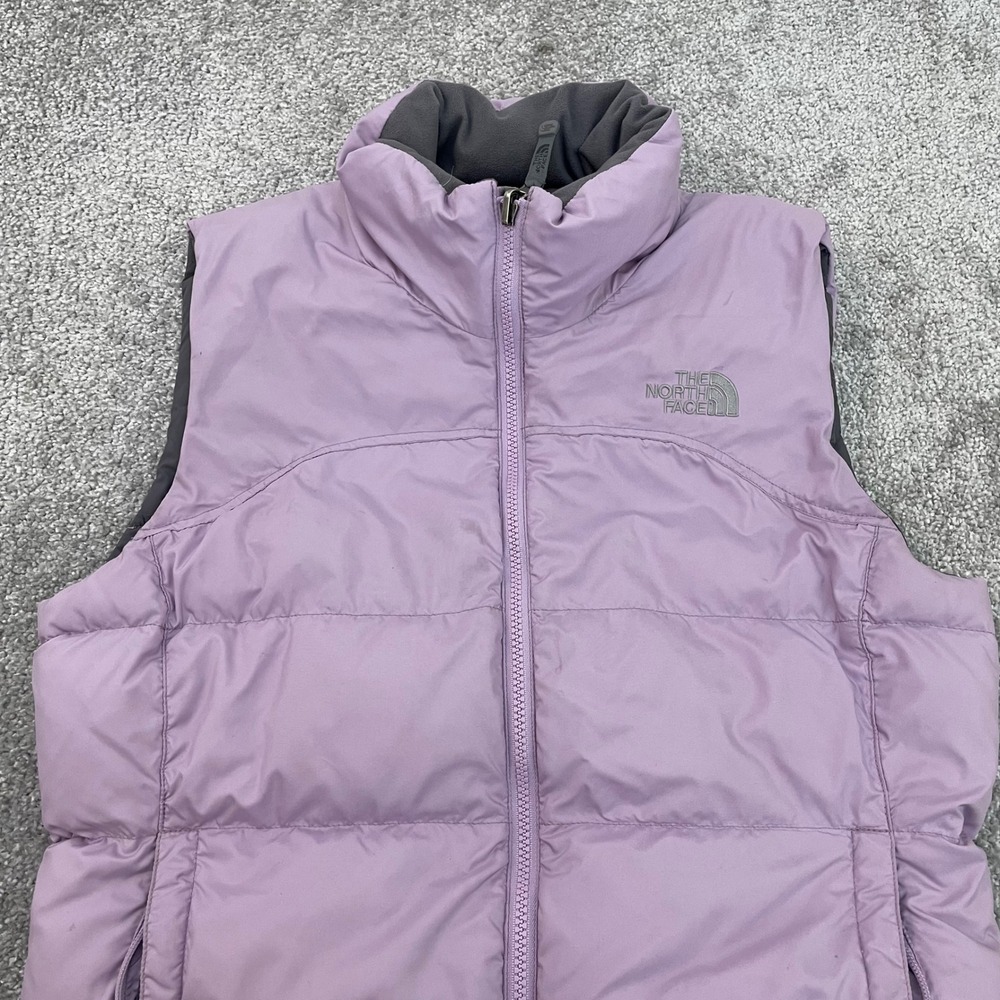 North Face 700 Down Puffer Vest Womens Small Purple Outdoor
